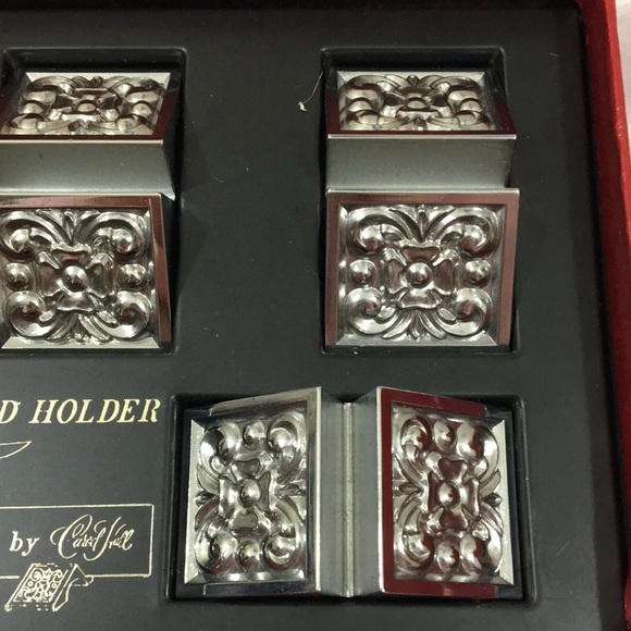 Carvel Hall Vintage Set of Knife and Placecard Holders - Picture 2 of 2